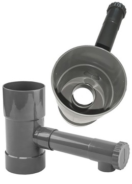 Zbieracz / łapacz wody deszczowej z zaworem 100mm