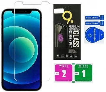 Szkło Hartowane 9H do iPhone 12 Pro Max Zestaw