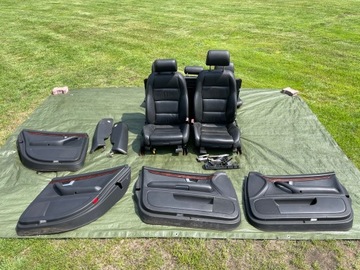 AUDI A4 B6 B7 SEDADLA POHOVKA BOKY KŮŽE KOMPLET EVROPA