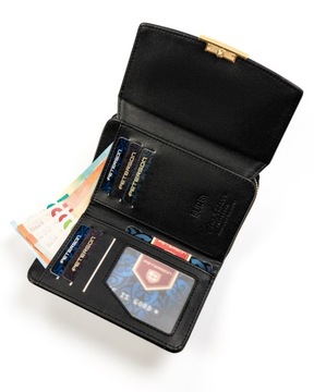 Женский горизонтальный RFID-кошелек PETERSON STOP в подарок