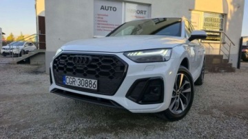 Audi Q5 II 2021 Audi Q5 2,0 benzyna 265 KM NAVI Matrix Quattro automat 47 tys km 2.0 252KM