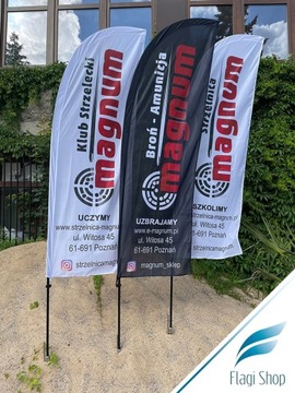 Рекламный флаг Winder Husar 350 Прокат лыжного снаряжения №12