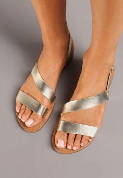 Born2Be Złote Sandały damskie 36