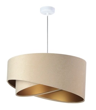 LAMPA WISZĄCA SUFITOWA ŻYRANDOL ABAŻUR NOWOCZESNY
