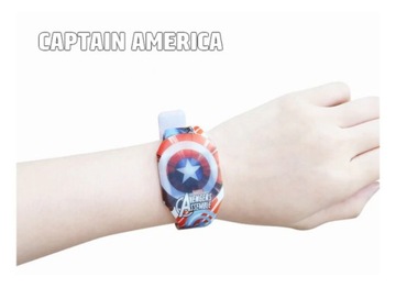 Zegarek CAPITAN AMERICA LED ŚWIECĄCY W CIEMNOŚCI