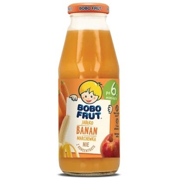 BOBO FRUT NEKTAR JABŁKO BANAN MARCHEWKA 300ML