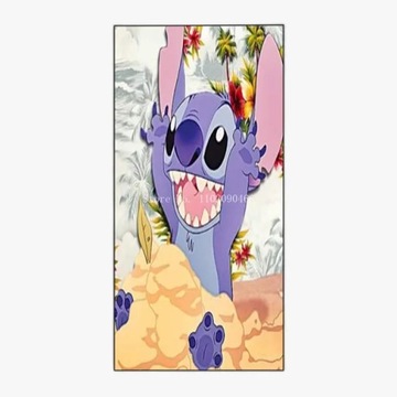 Śliczne Lilo Stitch; Stitch ręcznik kąpielowy dla dzieci Cartoon dzieci