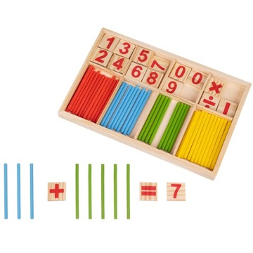 Деревянные палочки для обучения счету 22447