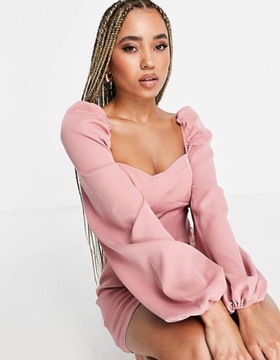 MISSGUIDED SUKIENKA GORSTETOWA RÓŻOWA R.42 WXDE935367