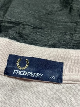 FRED PERRY ORYGINALNE RÓZOWE POLO T SHIRT / XXL