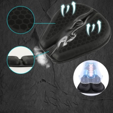 ПОДУШКА СИДЕНЬЯ МОТОЦИКЛА, 3D ГЕЛЕВАЯ СОТОВАЯ СТРУКТУРА