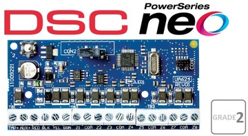 HSM2108 EKSPANDER MODUŁ ROZSZERZEŃ WEJŚĆ 8 LINII PRZEWODOWYCH POWER NEO DSC