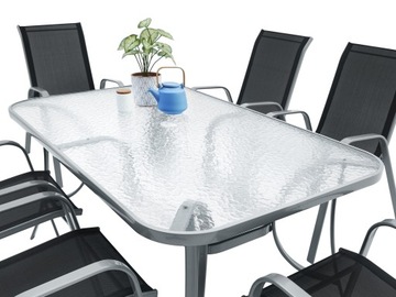 Садовая мебель набор Таблица 6+1 для балкона террасы