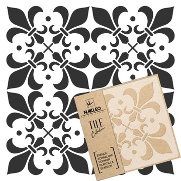 SZABLON MALARSKI do kafelków płytek ALMADA 60x60cm