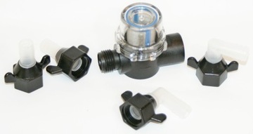 Filtr + 4 złączki zestaw do pompy wody Vetus 13 mm