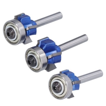 3шт круглая угловая фреза по дереву