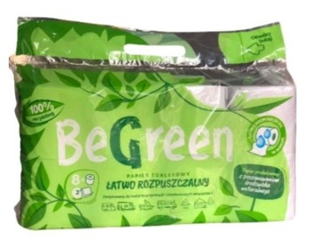 Papier toaletowy rozpuszczalny Be Green do kampera przyczepy na działkę