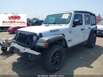 Jeep 2021 Jeep Wrangler 2021r, Unlimited Willys, 2.0L, 4x4 2.0 Benzyna 270KM