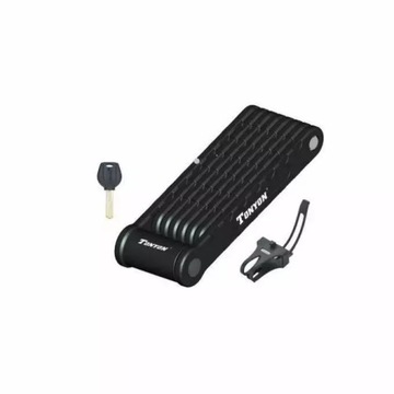 Zabezpieczenie rowerowe składane TY3881 20mm klucz