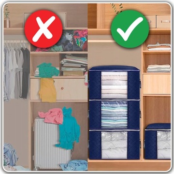 СУМКИ-ОРГАНИЗАТОРЫ ДЛЯ ХРАНЕНИЯ ОДЕЖДЫ ОДЕЯЛЬНЫЕ ОДЕЯЛА НАБОР ИЗ 4 ШТ.