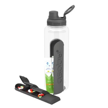 Butelka ELECTROLYTE BLACK, 1,2L ASOBU