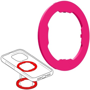 Quad Lock Różowy pierścień MAG