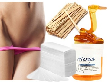 Depilacja bikini w domu pasta cukrową miejsc intymnych pupy ZESTAW DUŻY