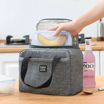 Portable Lunch Bag New Thermal Insulated Lunch Box Tote Cooler Handbag
