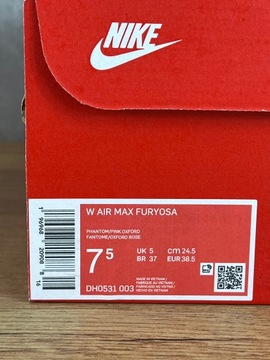 Nike buty damskie sportowe Air Max Furyosa roz 38.5 DH0531 003