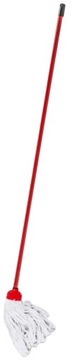Mop sznurkowy CIRCULAR + trzon czerwony 120cm