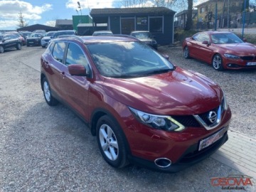 Nissan Qashqai II Crossover 1.2 DIG-T 115KM 2017 Nissan Qashqai 1.2i turbo full opcja ledy kamery 360 skory Navi bezwypadk, zdjęcie 4