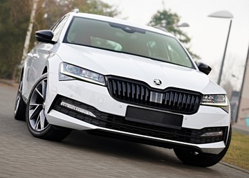 Skoda Superb III Kombi Facelifting 2.0 TDI SCR 200KM 2021 SPORTLINE __ 200KM__ BIAŁA PERŁA