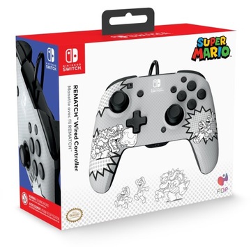 PDP SWITCH Pad przewodowy Rematch Comic Mario