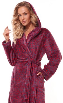 КОРОТКАЯ ТЕПЛАЯ - ПОЛНАЯ ЖЕНСКАЯ КОМНАТА ХАЛАТ ВАННА М