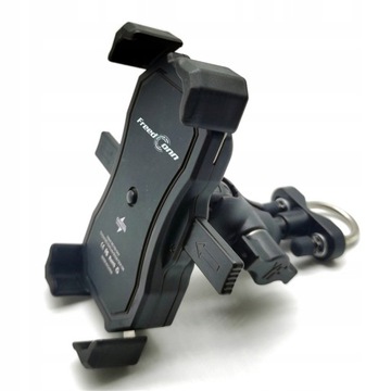 MC1W UCHWYT MOTOCYKLOWY Z ŁADOWARKĄ INDUKCYJNĄ WSTRZĄSOODPORNY 15W