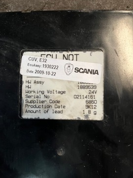 Модуль освещения контроллера CUV E32 Scania 1930222