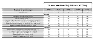 XZ8A Комбинезон зимний, куртка+штаны, размер 80/86
