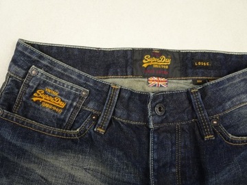 Superdry Spodenki Jeansowe pas 82 cm 30