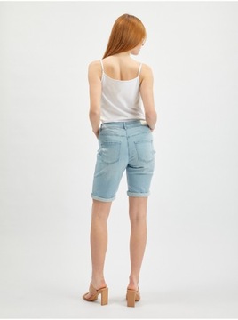 Jasnoniebieskie szorty damskie jeansowe ORSAY