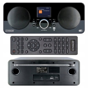 Radio INTERNETOWE Schwaiger Bluetooth DAB+ WLAN USB