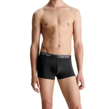 -14% CALVIN KLEIN BOKSERKI MĘSKIE 3-PACK MICROFIBER LOW RISE CZARNY L