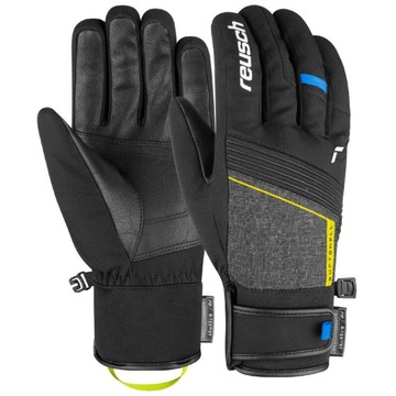 Rękawiczki Zimowe REUSCH Narciarskie Trekkingowe SOFTSHELL Wodoodporne 9