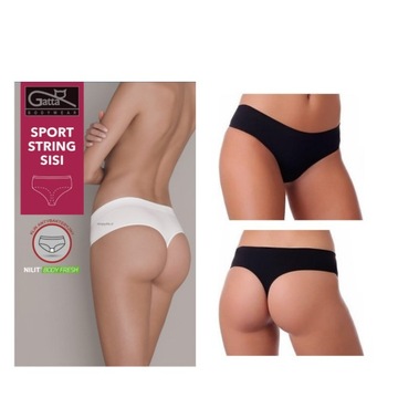 STRINGI damskie Sportowe Gatta SPORT SISI M czarne