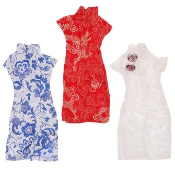 SUKIENKA DLA KSIĘŻNICZKI CHEONGSAM UBRANIA ŚLUBNE