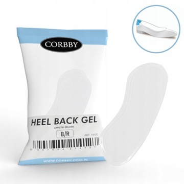 Zapiętki żelowe do butów CORBBY HEEL BACK GEL