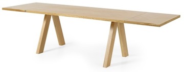 Prosty stół rozkładany 140x90 LOFT dąb jodełka