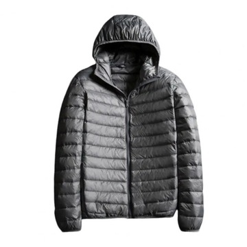 Men Jacket Hood Breathable Cotton Padded Zipper Po