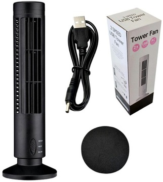WENTYLATOR BIUROWY ELEGANCKI WIATRAK NA USB LAPTOP