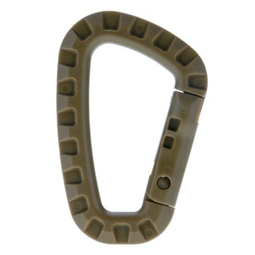 KARABIŃCZYK KARABINEK PLASTIKOWY SURVIVAL KHAKI