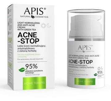 APIS LEKKI KREM NORMALIZUJĄCY ANTYTRĄDZIKOWY 50 ML